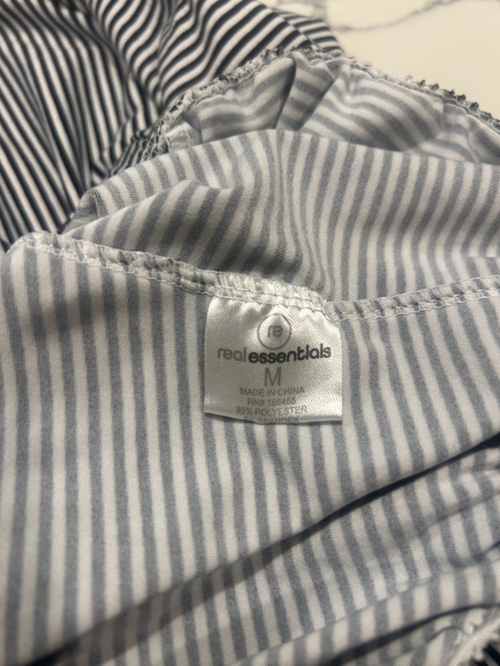 Black & White Striped Lounge Pants size medium - Picture 4 of 4